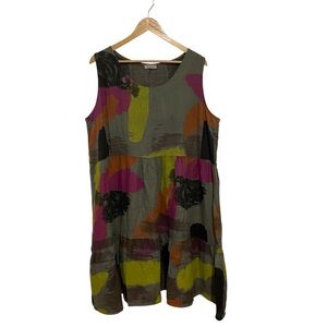 Multicolor Sleeveless Dress